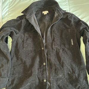 Calvin Klein Dark Charcoal Corduroy Shirt Jacket
